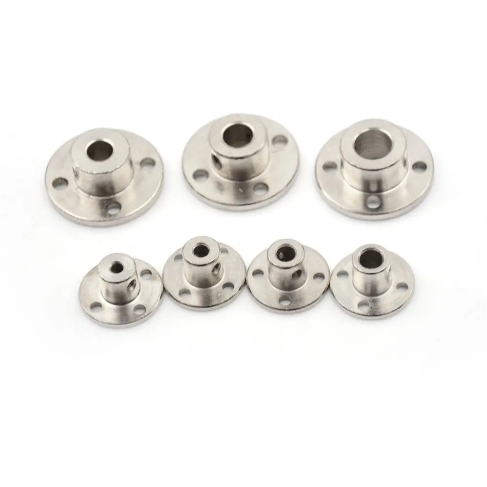 4/5/6.5/8/10/12/14mm Flange Coupling Rigid Flange Disc Shaft Couplings Optical Axis Support Fixed Seat Perfect Replacement