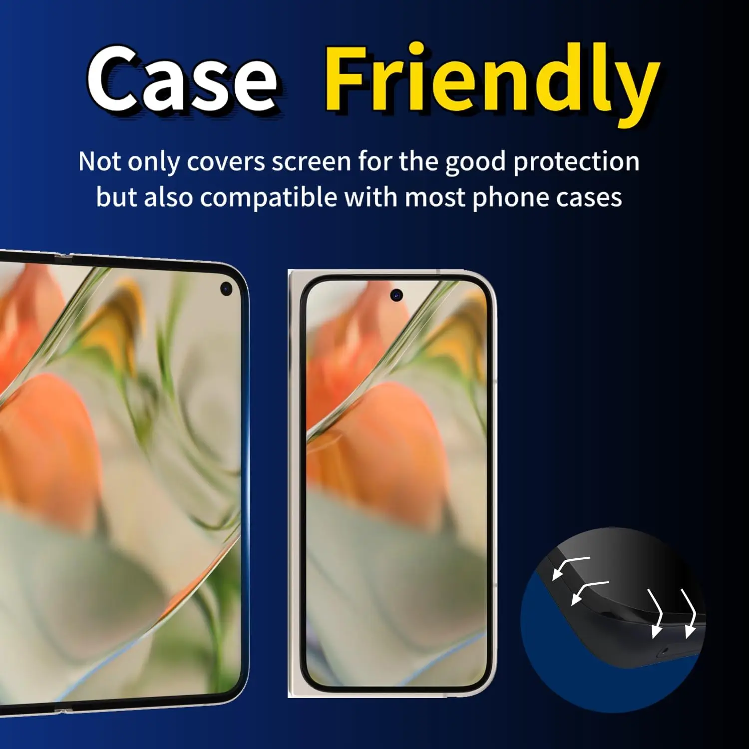 Picture 7: [2 Pack] Film Anti-Spy Privacy Screen Protector Tempered Glass+ [2 Pack]Camera Lens Protector For Google Pixel 9 Pro Fold
