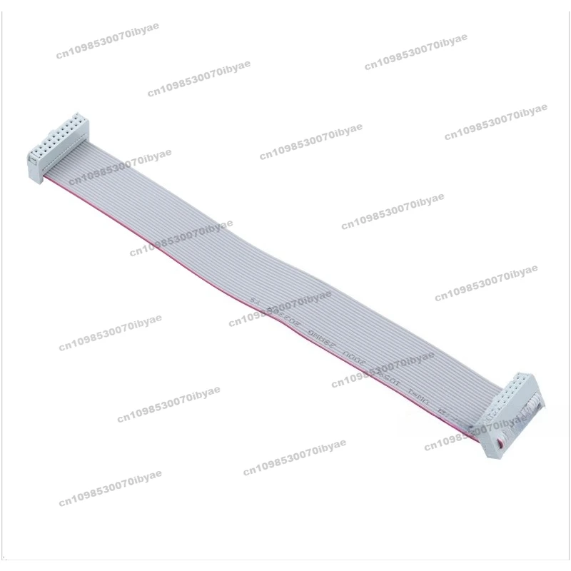 Suitable for FC-20P Double-ended Cable 20pin JTAG 2.54mm AVR Download  IDC Gray