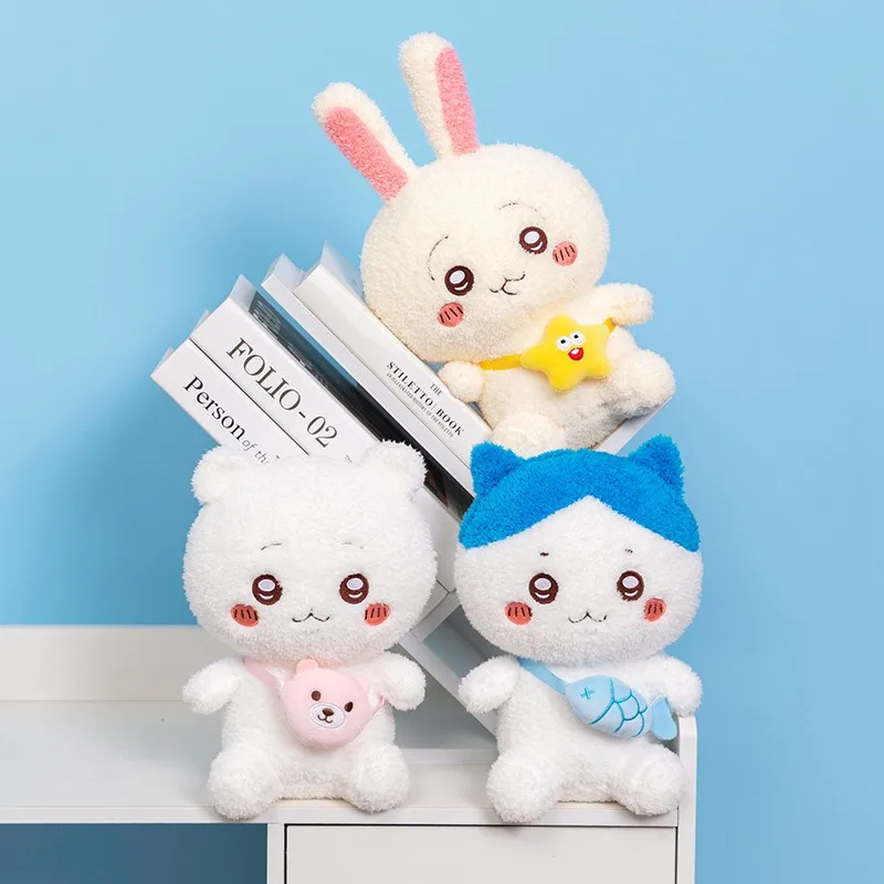 Chikawa Cute Rabbit Cat Guinea Pig Doll Usaki Plush Toy Self-deprecating Doll Hachi Doll Gift