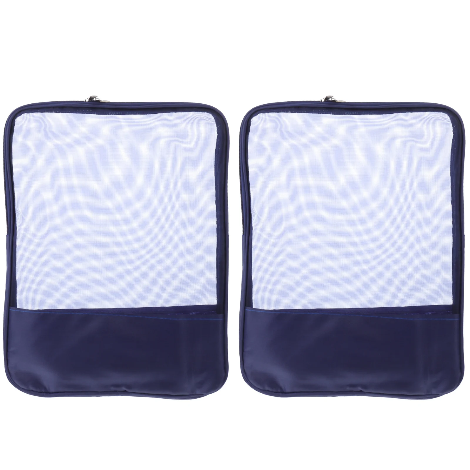 Bolsa de almacenamiento de archivos, bolsa organizadora de documentos, resistente al agua, uso en viajes de negocios, organizador de archivos, bolsa de papel, soporte para billetes, 2 uds.