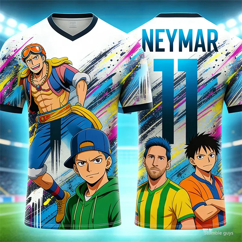Camiseta de Verano para Hombre, Estilo Reggae, Jersey Informal, Ropa para Niños y Niñas, Manga Corta, Ropa Deportiva