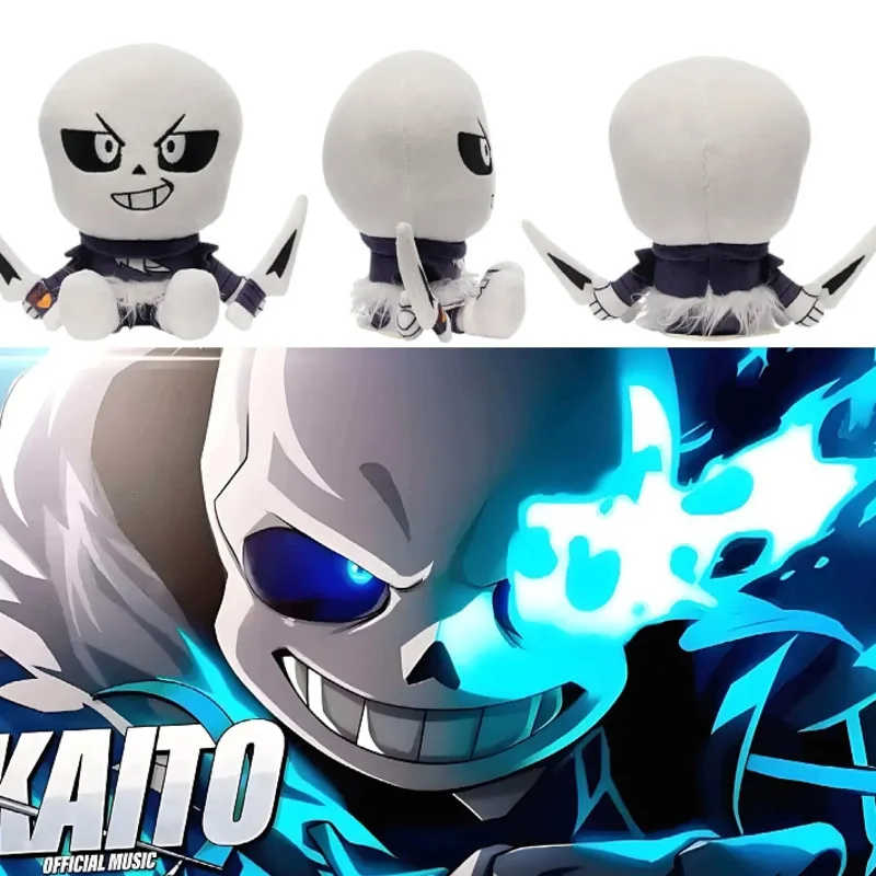

Sans Cute Indie Game Character Plush Toy Soft Stuffed Doll Gift For Kids Teens Gamers Home Decor Birthday Christmas Office Desk