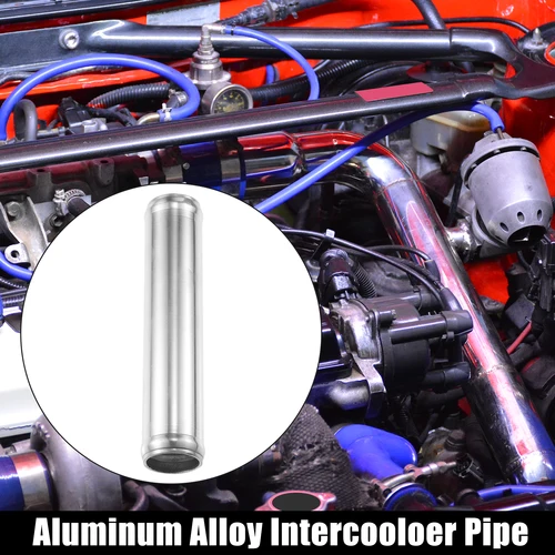 Imagen 2 del producto UXCELL OD 32-102mm ID 28mm-98mm tubo de aleación de aluminio para coche tubo Intercooler unión de entrada de aire recta longitud del tubo 152mm