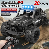 1:16 scale alloy off-road remote control vehicle, four-wheel drive, high-speed climbing vehicle, independent shock absorber