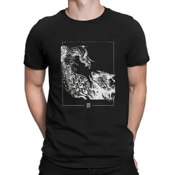 Men T-Shirt XVI  FATE Monochrome Leisure Cotton Tees Short Sleeve Final Fantasy T Shirt O Neck Clothing Gift Idea