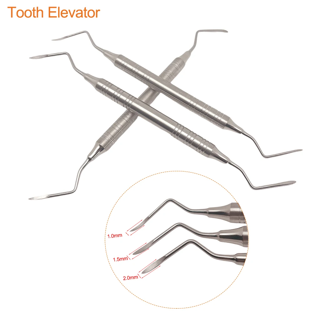 Dental Minimally Invasive Extraction Tool Root Tip Pick Elevator with Sharp Tip for Dental Implant Tooth Extraction Surgical