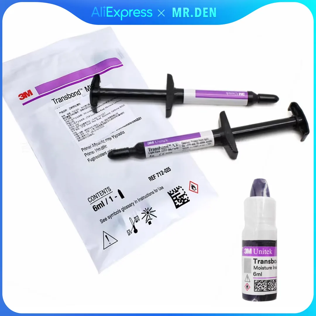 

MR DEN Dentistry Material 3m Unitek Orthodontic Light Curing Adhesive 712-036 Transbond XT Enamel Bonding Resin Bracket Bonding