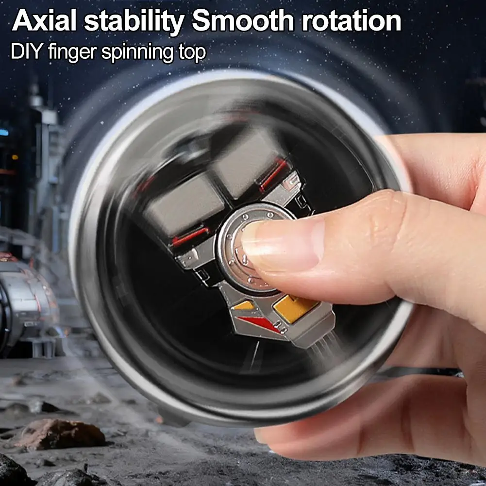 Transformable Fidget Spinner Toy 360 Rotating Ball Deformation Robot Fingertip Decompression Toy For Kids Party Gift