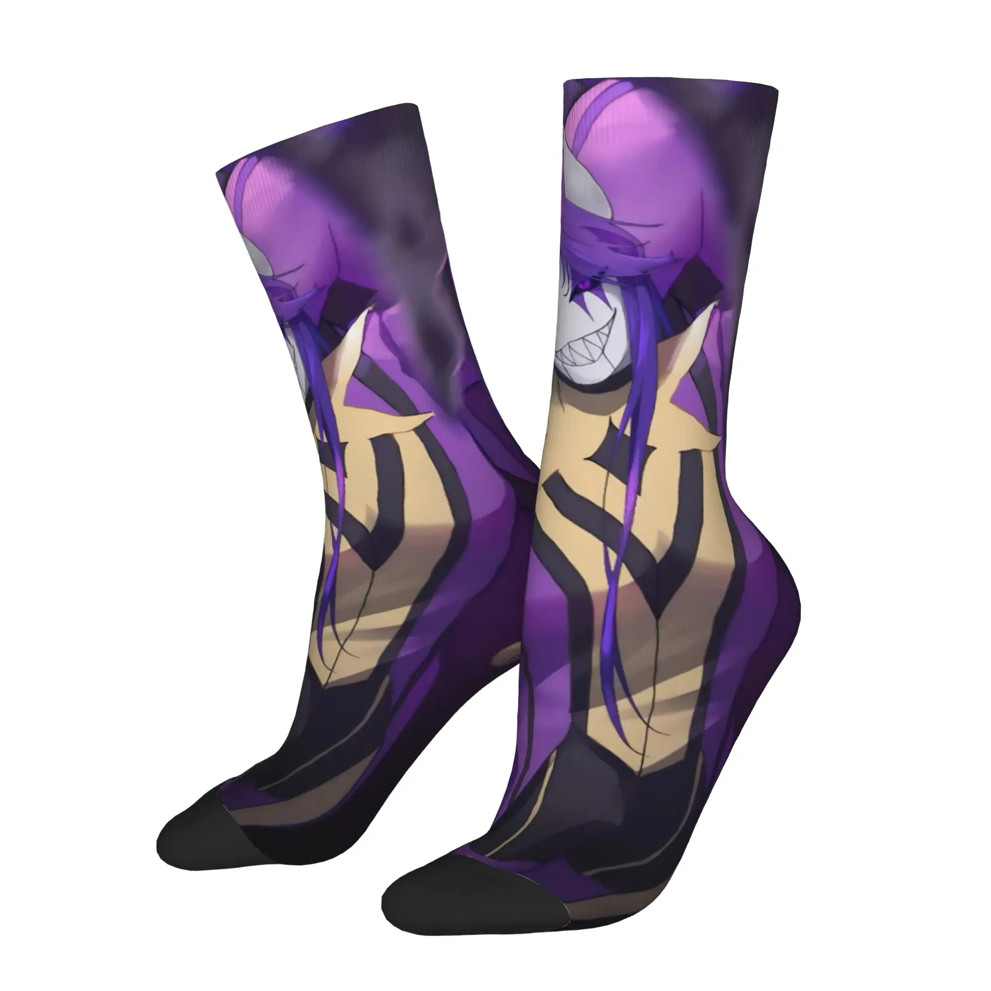 Winter Warm Retro Men's Women's The F-Freak Circus Jester Socks  Sweat Absorbing Basketball Socks