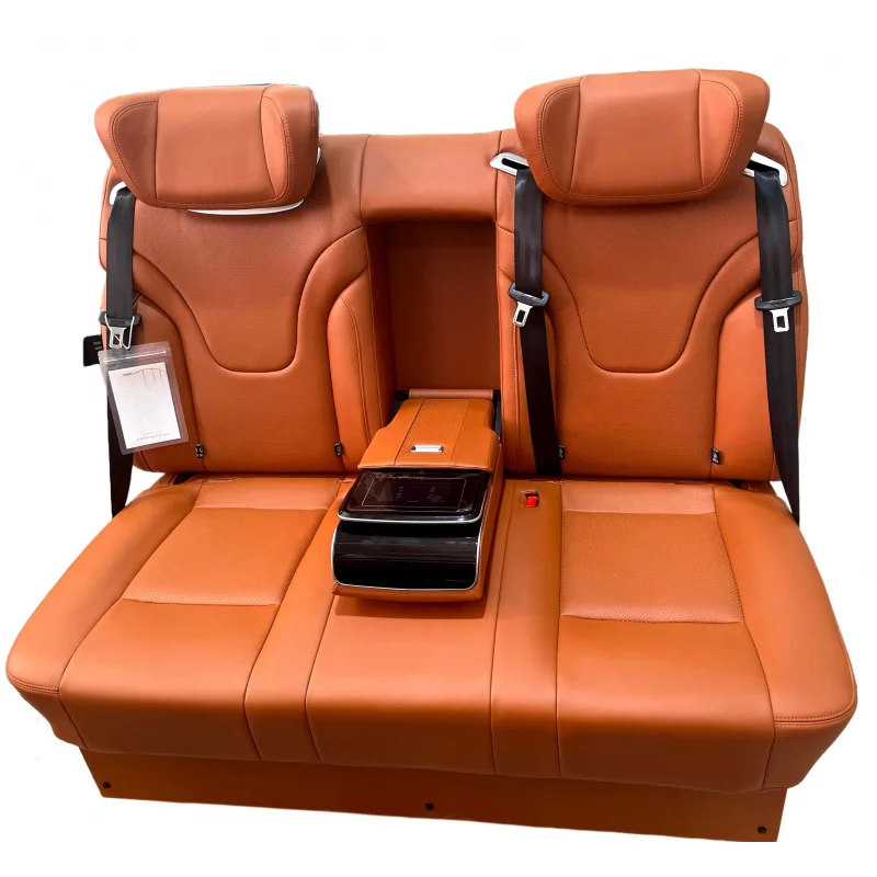 

Premium Leather Adjustable Auto Rear Row 3-Person, Luxury Power Van