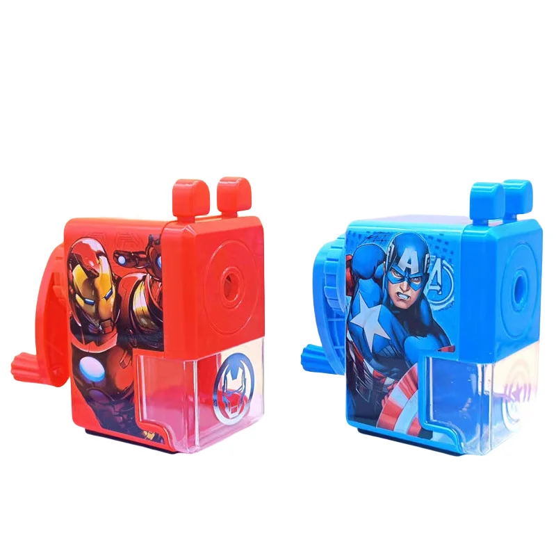 Marvel series Captain America Pencil Sharpener anime high-value cool hand-cranked pen to primary school students holiday gift