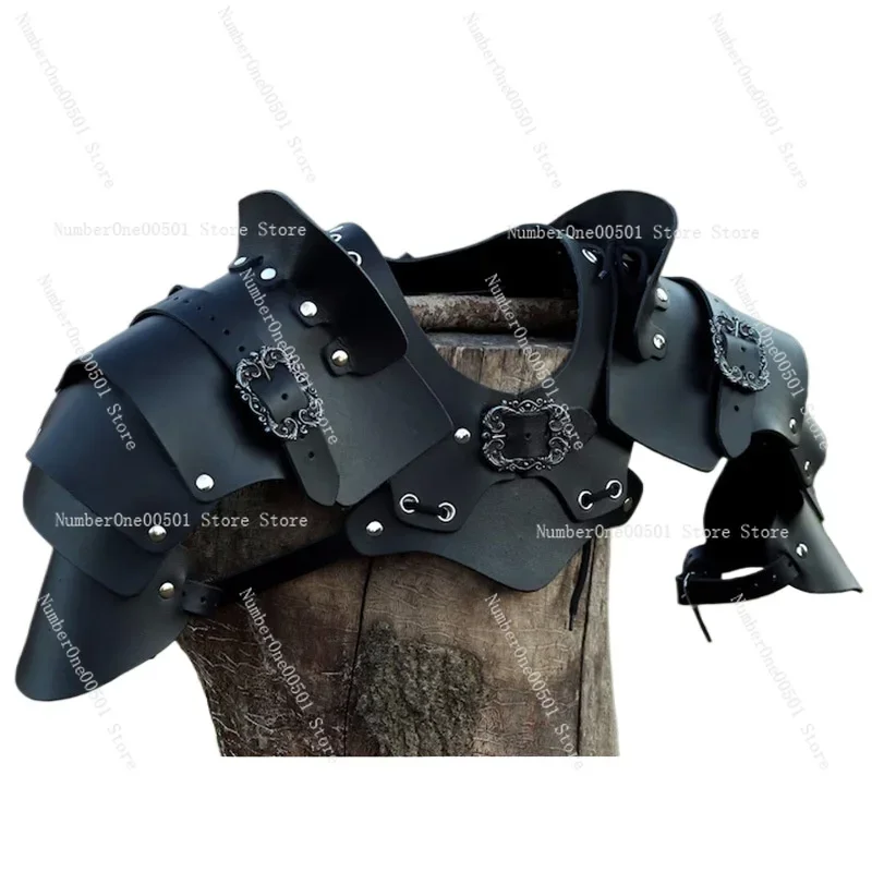 Medieval Viking Knight Shoulder Armor Costume Prop for Halloween Cosplay Festival Performance Renaissance Fair -095
