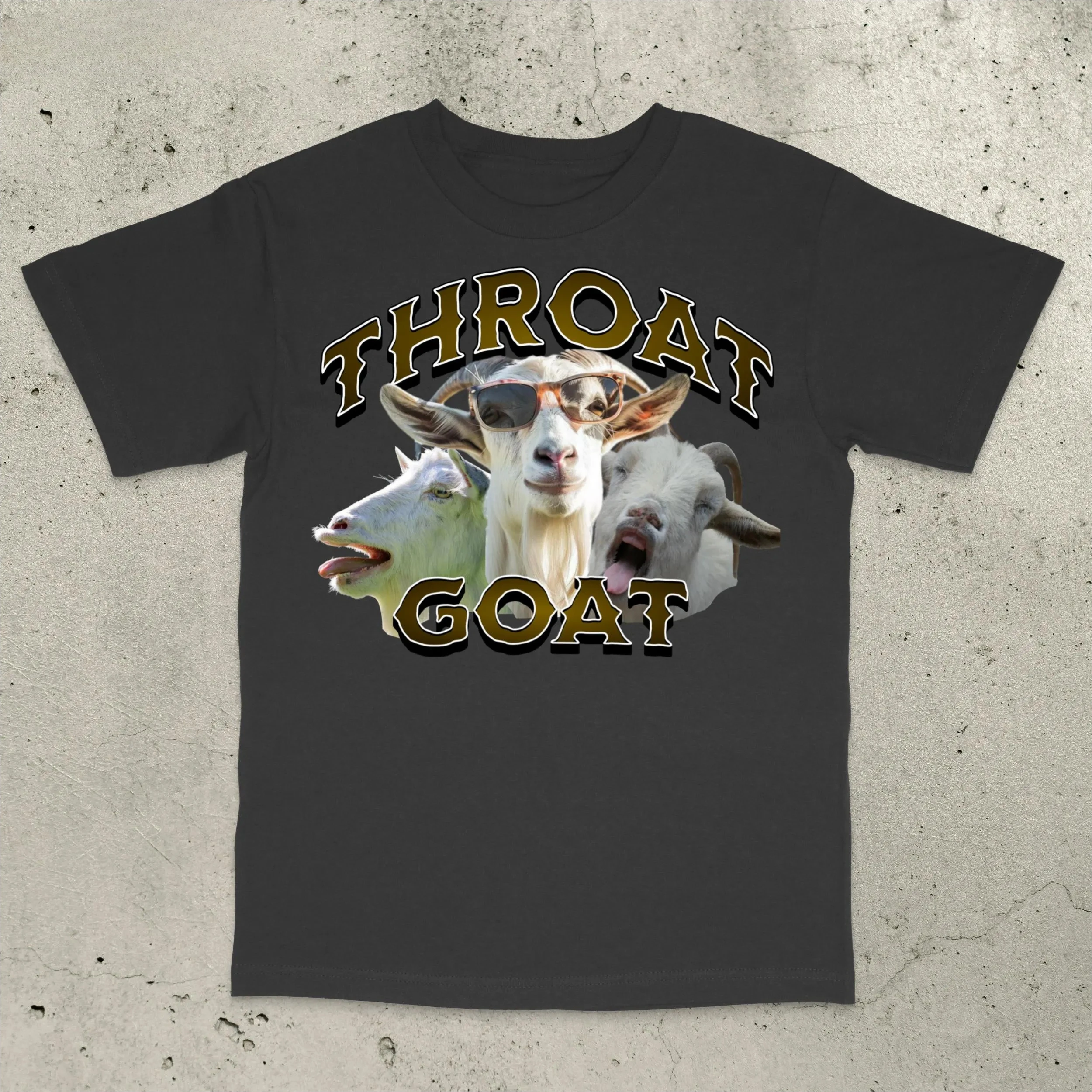 Camiseta Throat Goat, Camiseta Ofensiva Unisex, Regalo Divertido e Inapropiado, Camisetas con Memes de Gen Z, Camiseta de Broma, Camiseta con Meme Divertido, Camiseta Patriótica Divertida