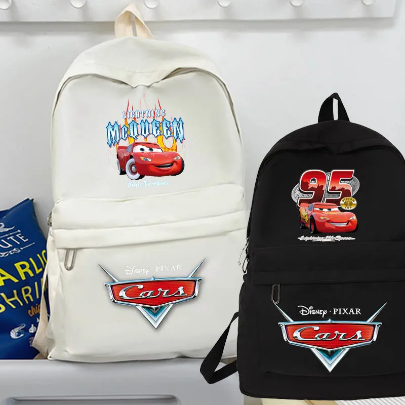 

2024 Cartoon Cars Pixar Lightning McQueen Travel Backpack Boys Back To School Teenager Causal Knapsack Schoolbag Youth Backpacks