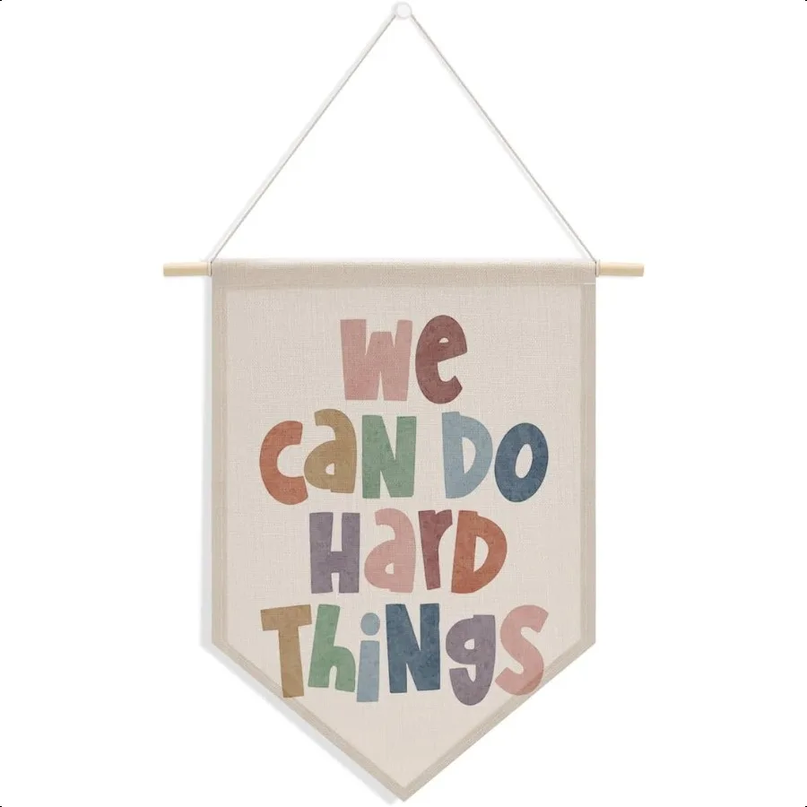 Boho Inspirational Classroom ry Wall Decor for Boys Girls Wall Hanging Pennant Flag Banner Teacher Office Playroom Bedroom Todd
