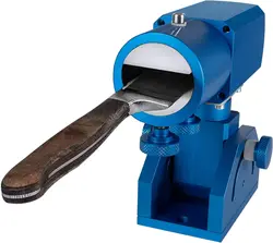 TM Upgrade Triaxial Blade Vise Triaxial Knife Vise Blue Professional Tool With 180 360 degrees Swivel Base Suitable for Home