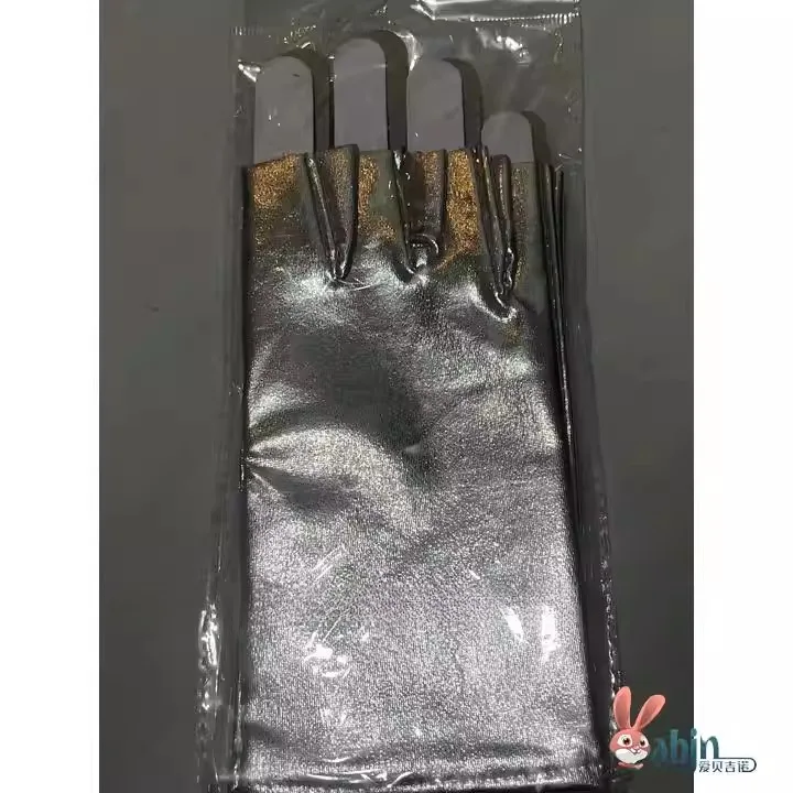 

Детские модные кожаные перчатки в стиле панк с открытыми пальцами и накладками на ладони для косплея, выставок и выступлений