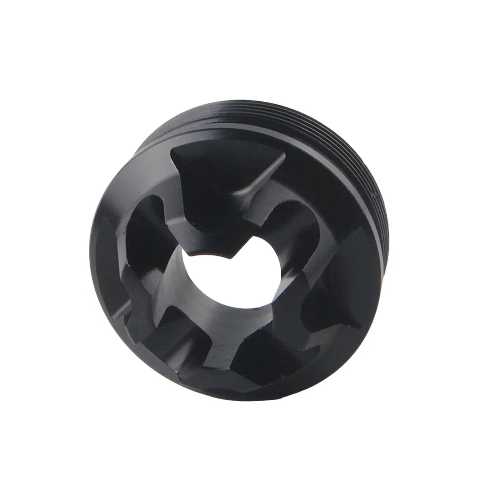 QT520 Aluminum 1.375x24 thread Adapter Mounts Front end Cap for car Oil Catching Cleaning Device Kits accessories