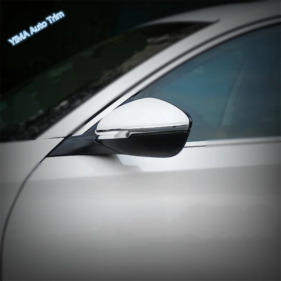 

Lapetus Auto Styling Outside Door Mirror Protect Strip Trim Streamer Cover Trim 2 Pcs Chrome For Honda Accord 2018 2019 2020 ABS