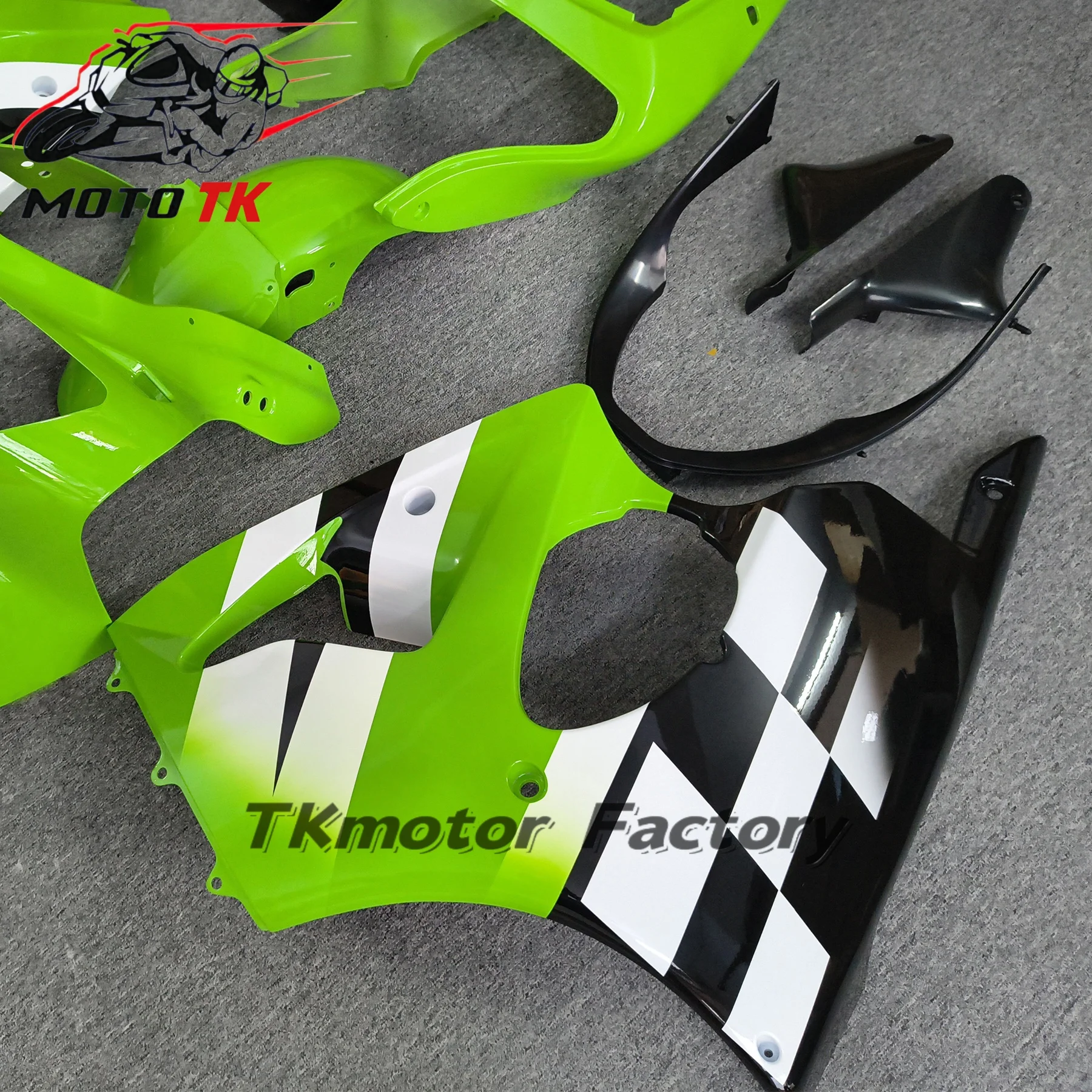 Motorcycle Fairings For Kawasaki ZX 6R 636 2000 2001 2002 Full Red Injection ABS Fairing Bodywork Kit Panel Set ZX6R 00 01 02 5