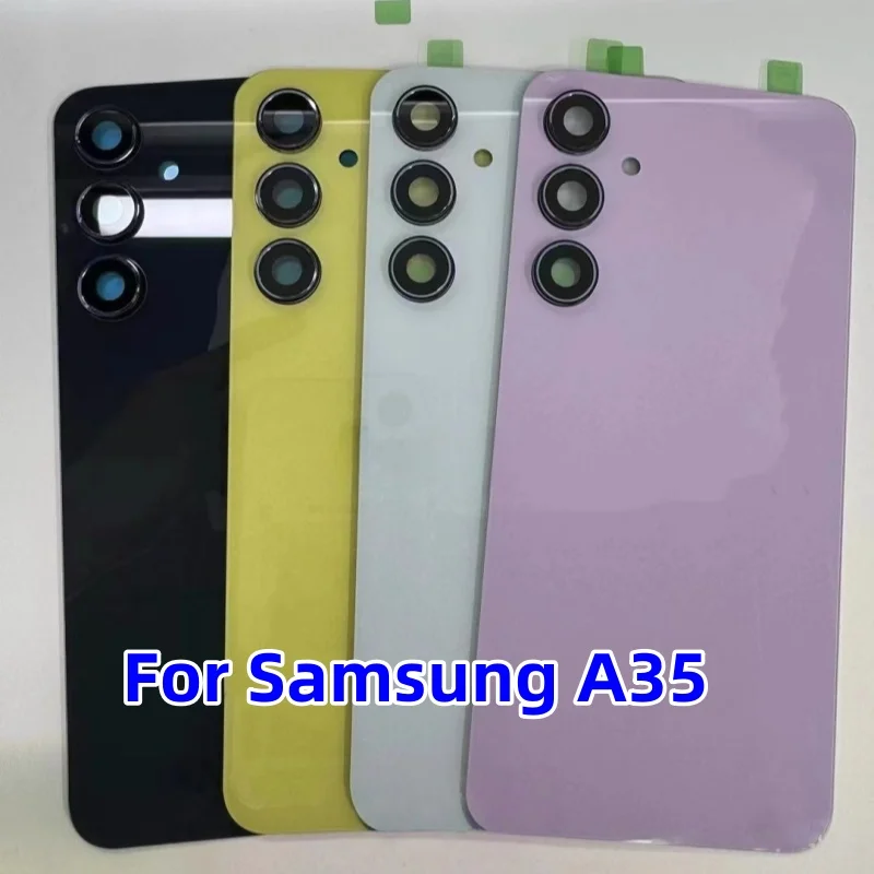 

Back Glass back cover case for Samsung Galaxy A35 A3560 SM-A356B/DS A356E A356U battery Housing Cover Repair Parts Rear cover