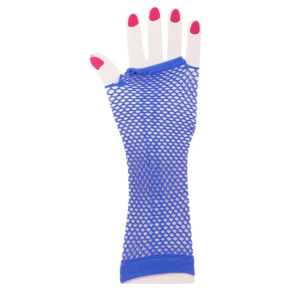 

Сексуальные костюмы для вечеринок: длинные сетчатые перчатки для ночного клуба, панк-перчатки