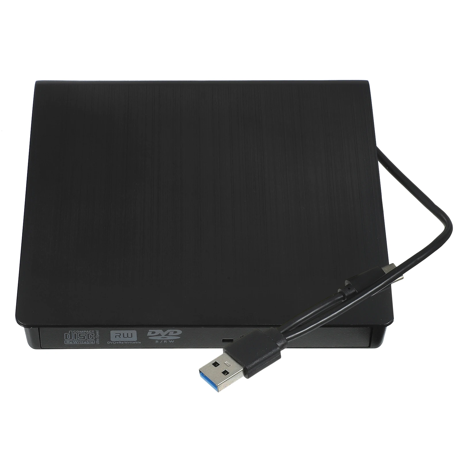 

Portable Dual Interface External Optical Drive DVD Writer USB3.0 Type C CD Player Black Stylish Fast Reading Stable Performance