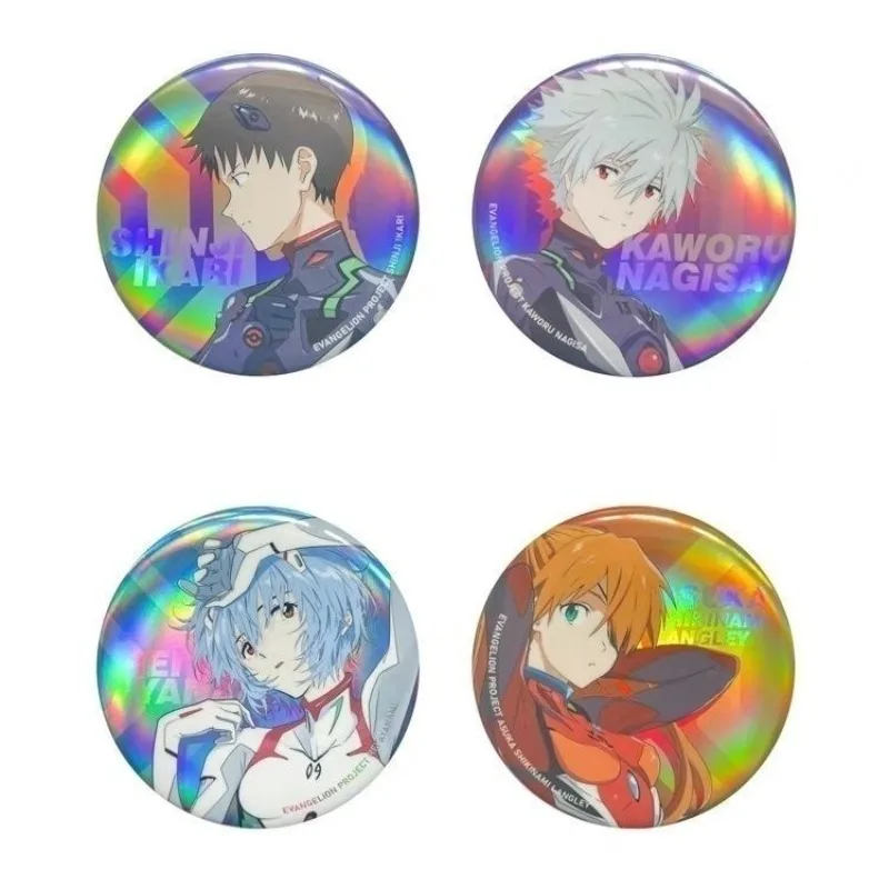 Neon Genesis Evangelion Rei Asuka Ayanami Nagisa Kaworu Anime Peripherie Metall Bar hellen Film hausgemachte Abzeichen Zubehör Geschenke