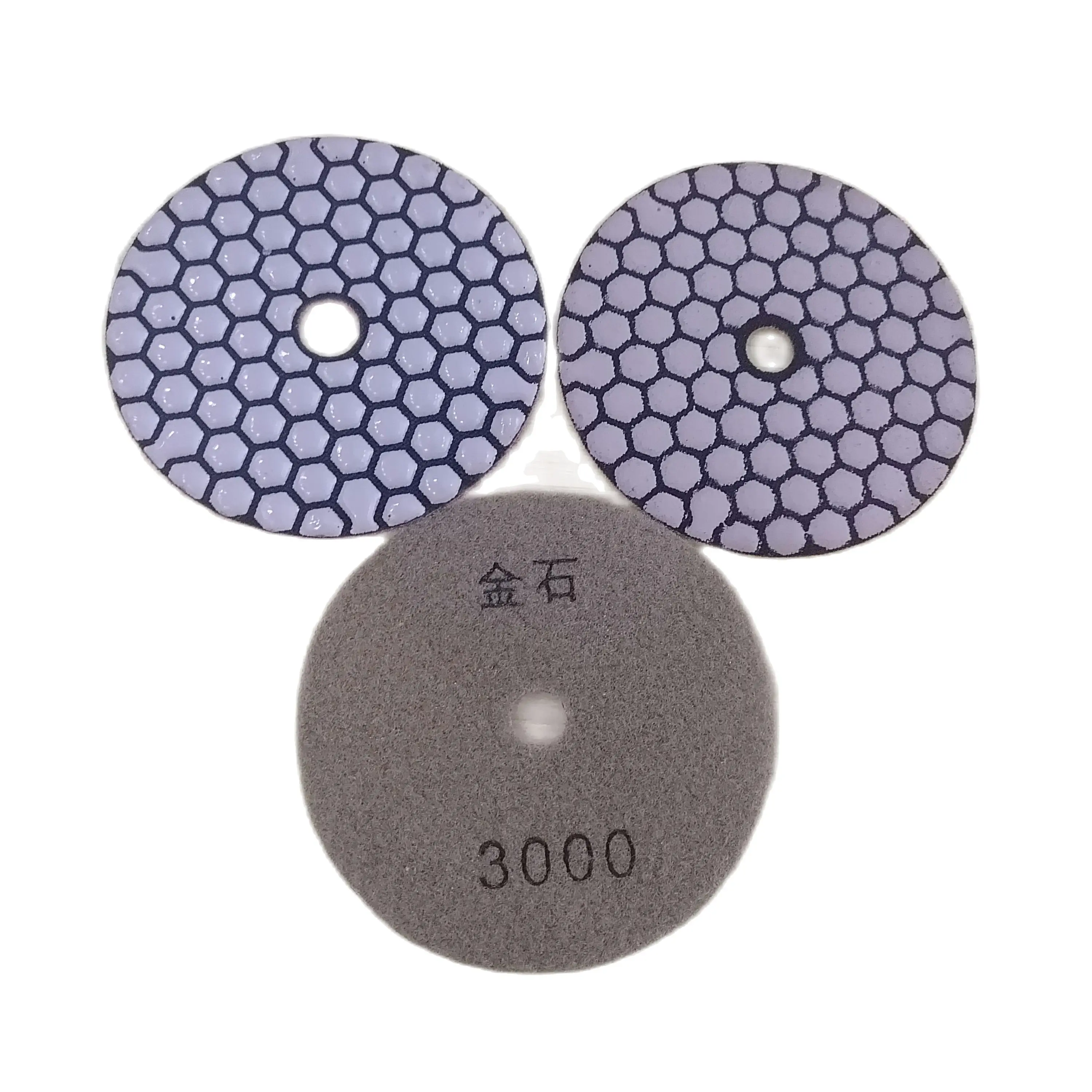 

5 lnch 125mm Diamond Dry PoIishing Pads Shaped PoIish Disc For Grinding MarbIe Granite Concrete