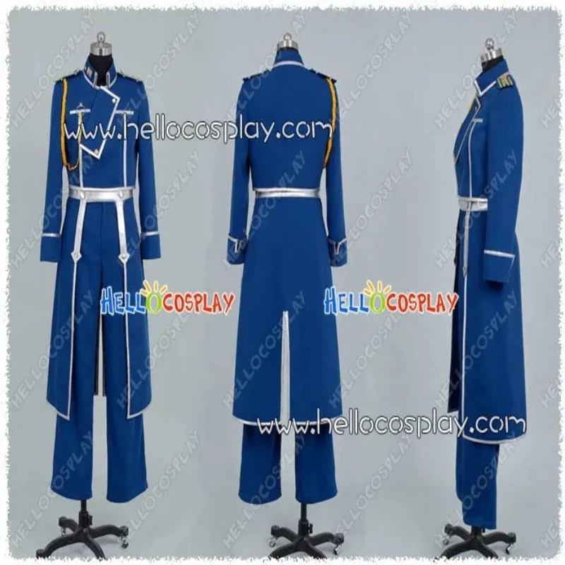 

Anime FA Maes Hughes Cosplay Costume Amestrian State Military Uniform Outfit
