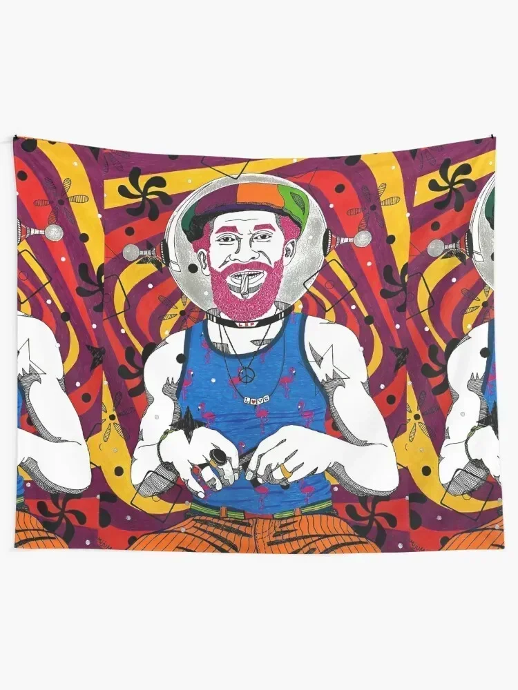 Lee Scratch Perry Astronaut Tapestry Room Decor Cute Home Decoration Accessories Tapestry