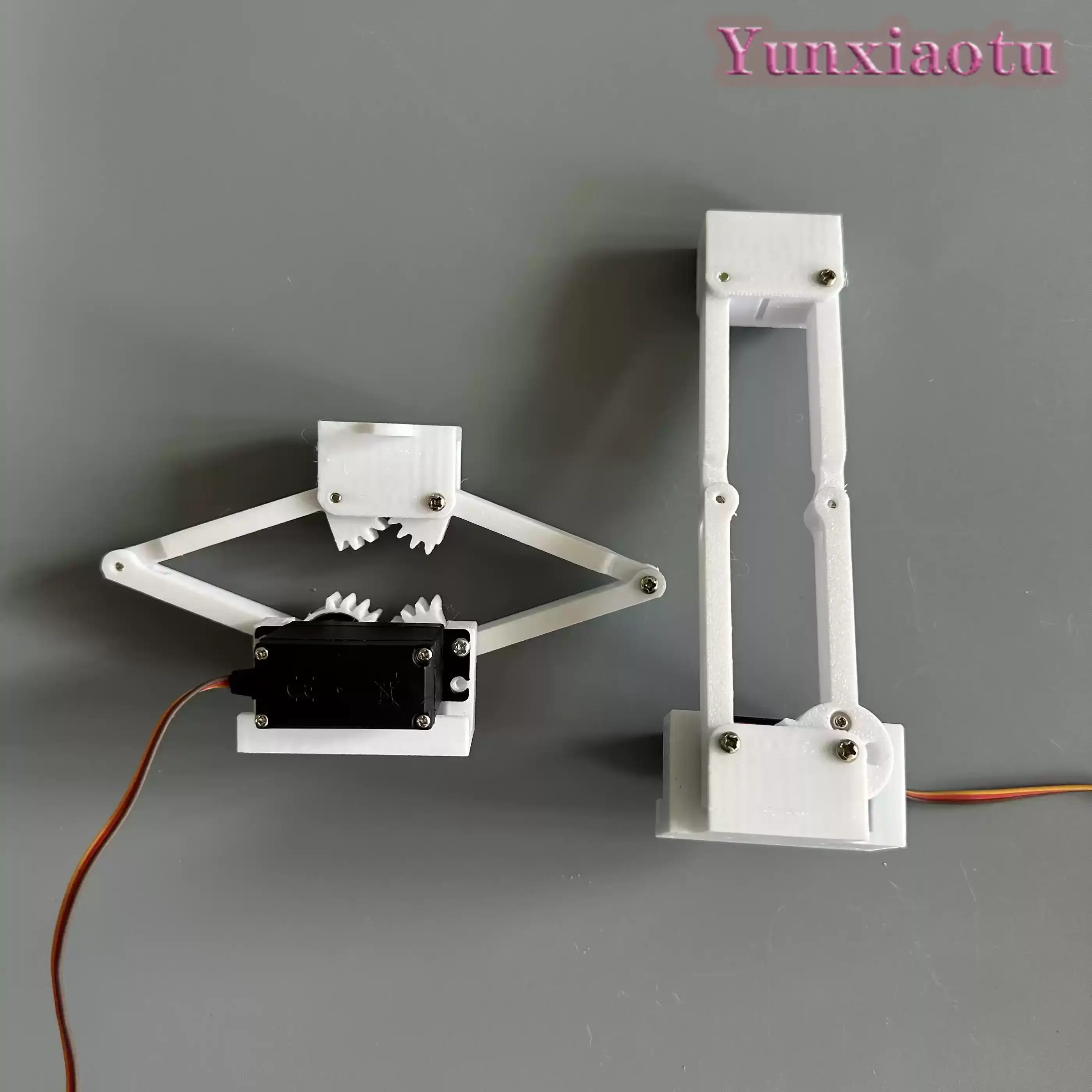 3D Printed Linear Actuator Lifter with MG996R Servo, 9cm Stroke Electric Linear Push Rod