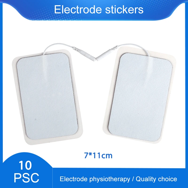 

TENS EMS Electrode Pads Fabric Self Adhesive Replacement Electrode Stickers Electrodes Physiotherapy Massager Health Care