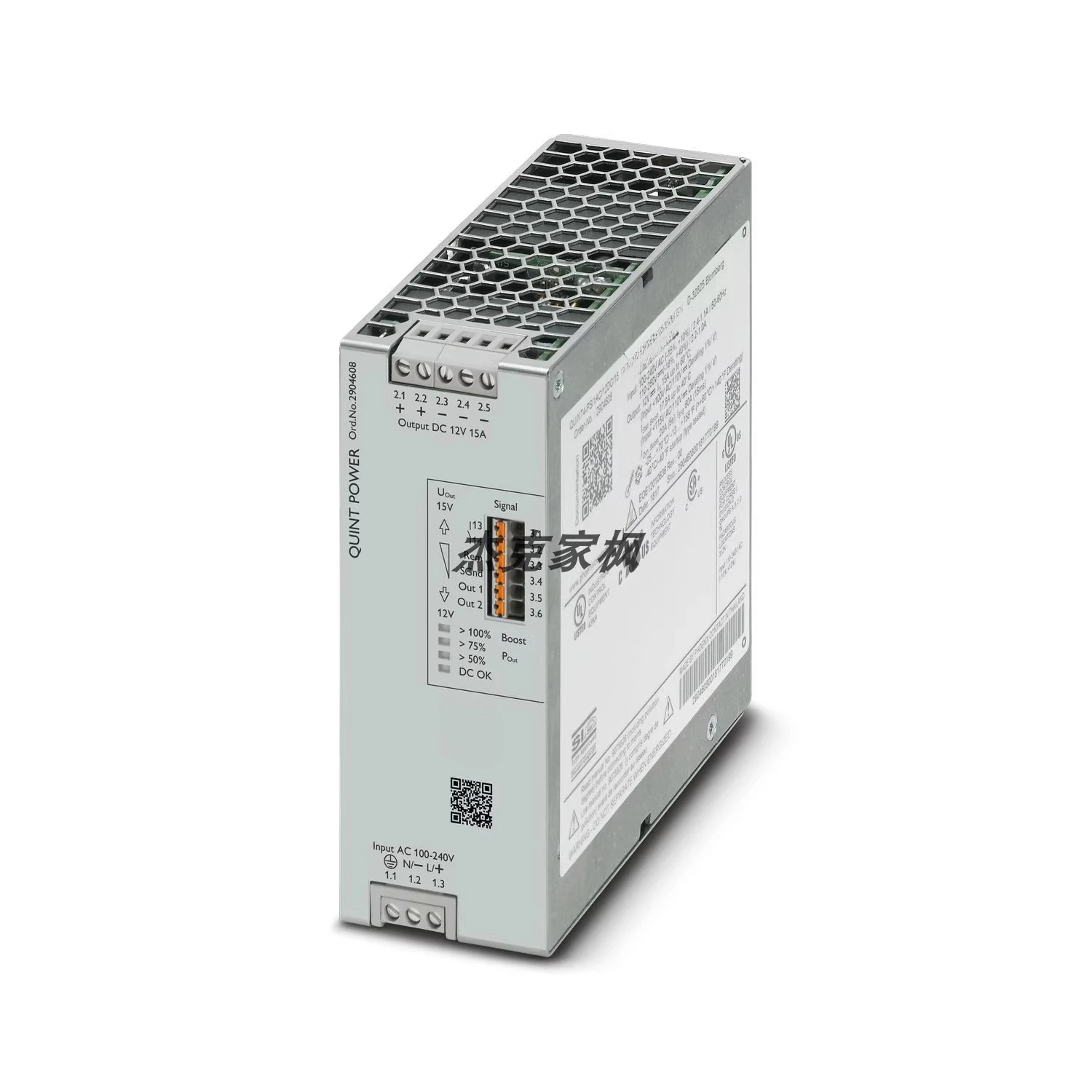 2904608 QUINT4-PS/1AC/12DC/15 power supply, brand new and genuine