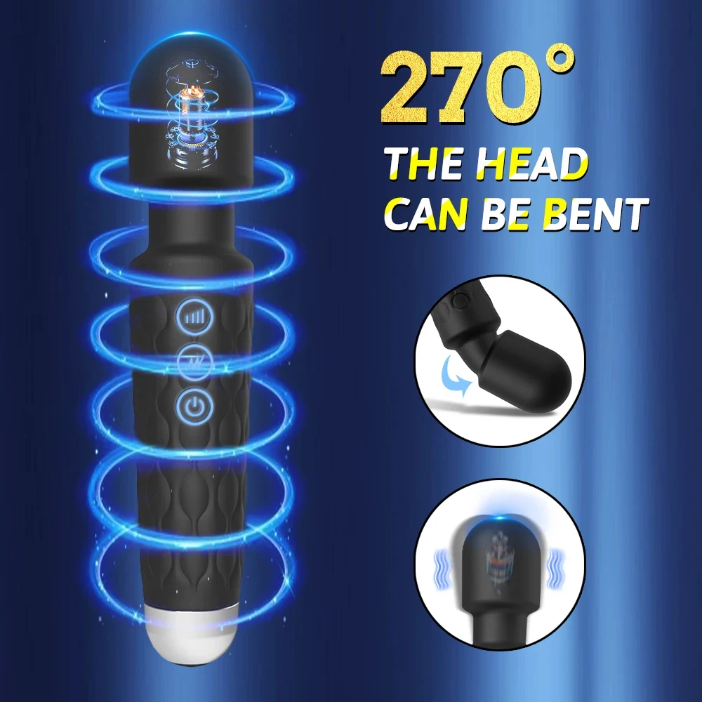 قوية G بقعة هزاز البظر محفز دسار AV عصا سحرية المهبل مدلك الإناث معدات الاستمتاع واللعب الجنسي للنساء المثيرة 18 +