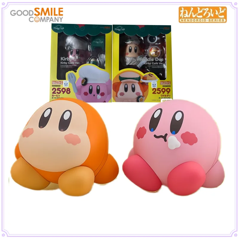 

GSC Original Nendoroid Series Kirby Waddle Dee Kirby Café Ver. Out of Print Anime Toys for Boys Gift Collectible Model Ornaments
