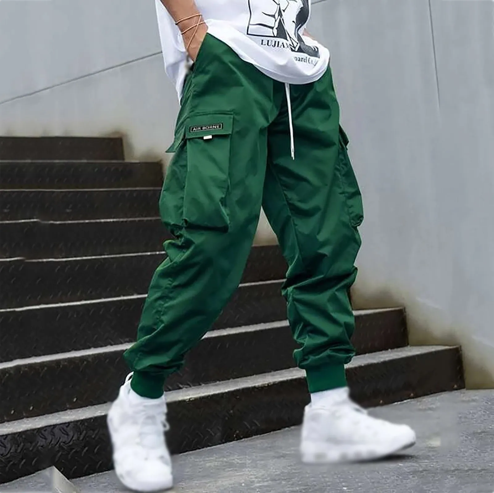 Pantalon De Jogging Baggy Homme - Coton Doux, Taille élastique Avec Cordon - Idéal Pour Le Sport Et Les Jours Froids
