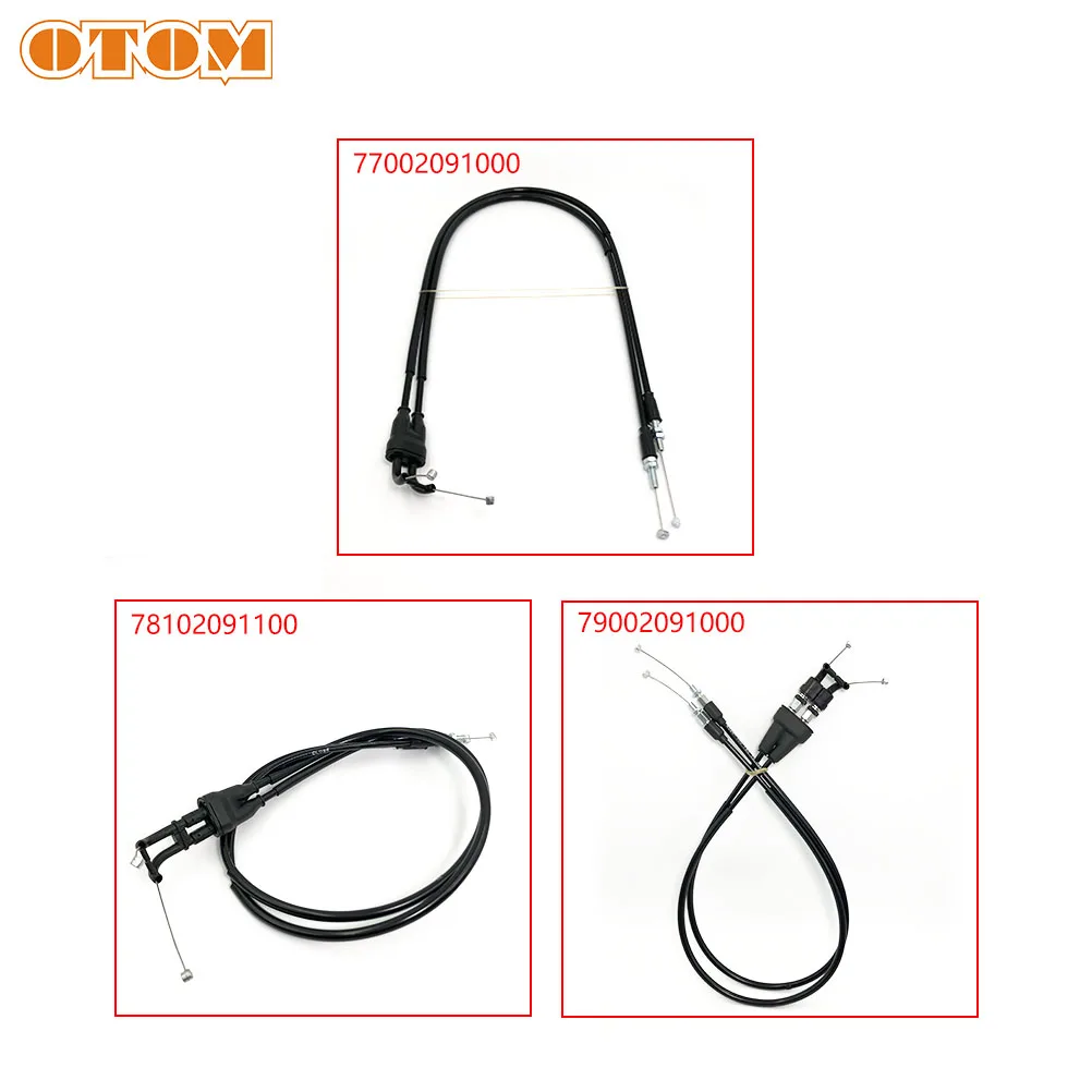 

OTOM Motorcycle Throttle Cable Accelerator Pull Line Fuel Pipes Steel Wire For KTM HUSQVARNA EXC SXF XCF FE FC 250 350 450 500