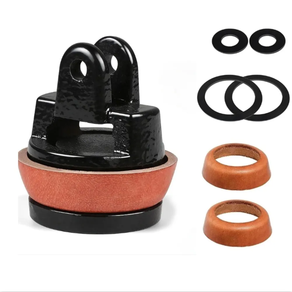 Replacement Piston for Model 75 Water Pumps with Leather Seal and Rubber Seals Providing Long Term Pump Function