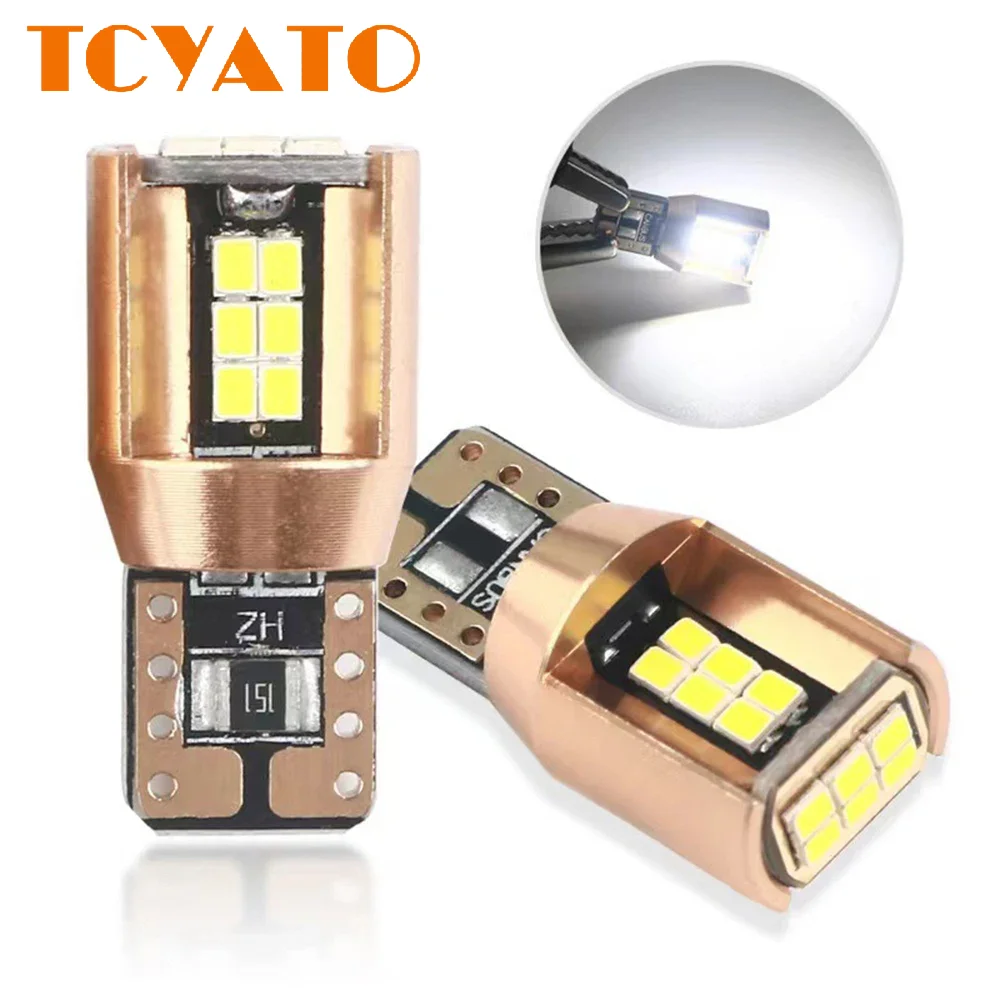 

TCYATO New high-brightness automotive LED width indicator light 2016-T10-18SMD reading light license plate light