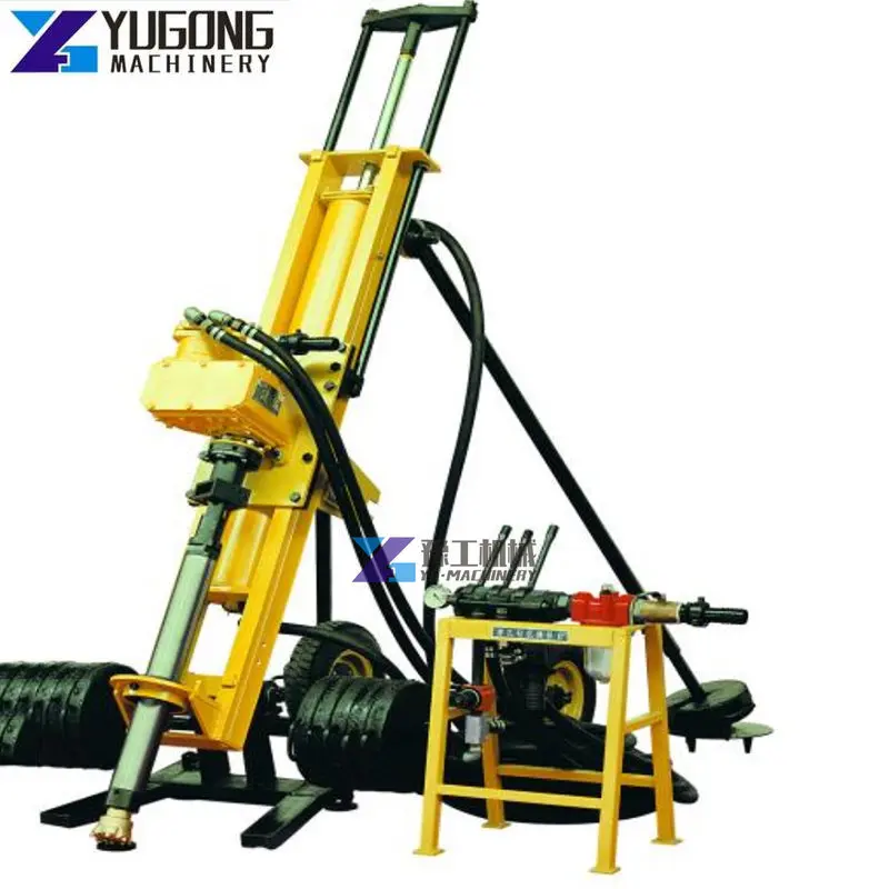 100m Diesel Hydraulic Small Portable Bore Well Drilling Rig Borehole Drilling Rig Truck Groundwater Well Drilling Machine