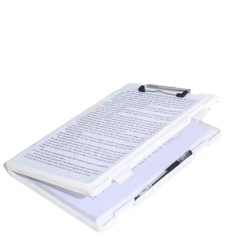 Ins-style Morandi Color Dormitory Storage File Box, A4 Transparent Document Box, PP Plastic Cosmetic Stationery Box