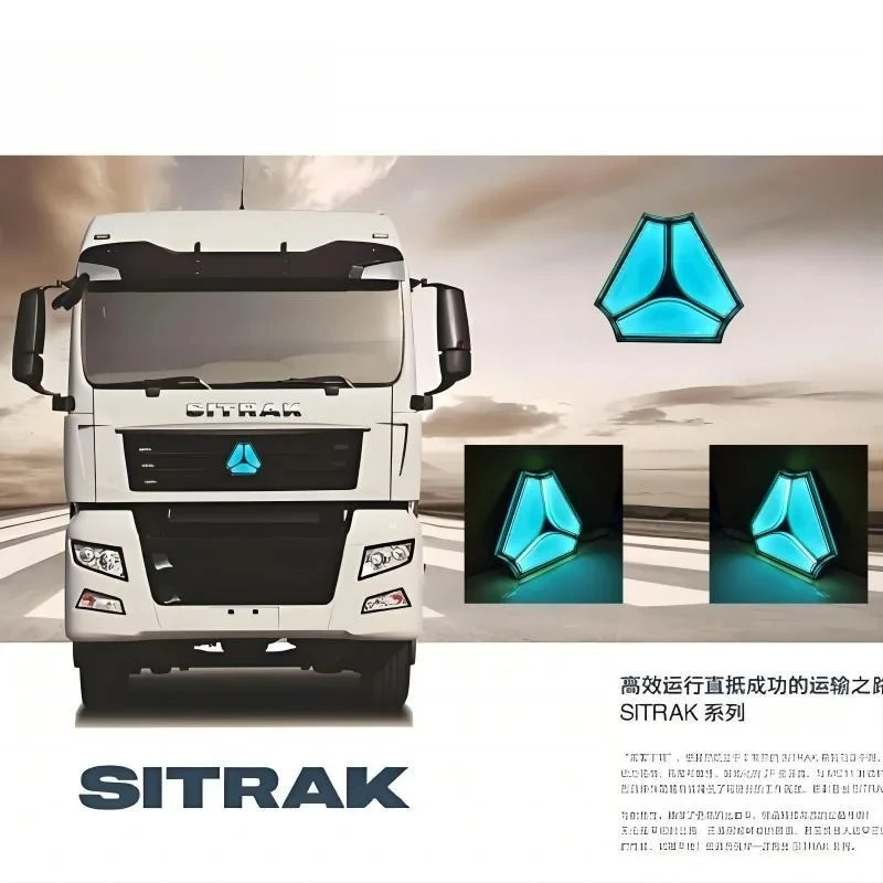 

Specially Used For SITRAK Truck LED Logo Lamp Golden Logo Lamp For SITRAK C7H G7H C5H Full Illuminating Light LED Logo Light