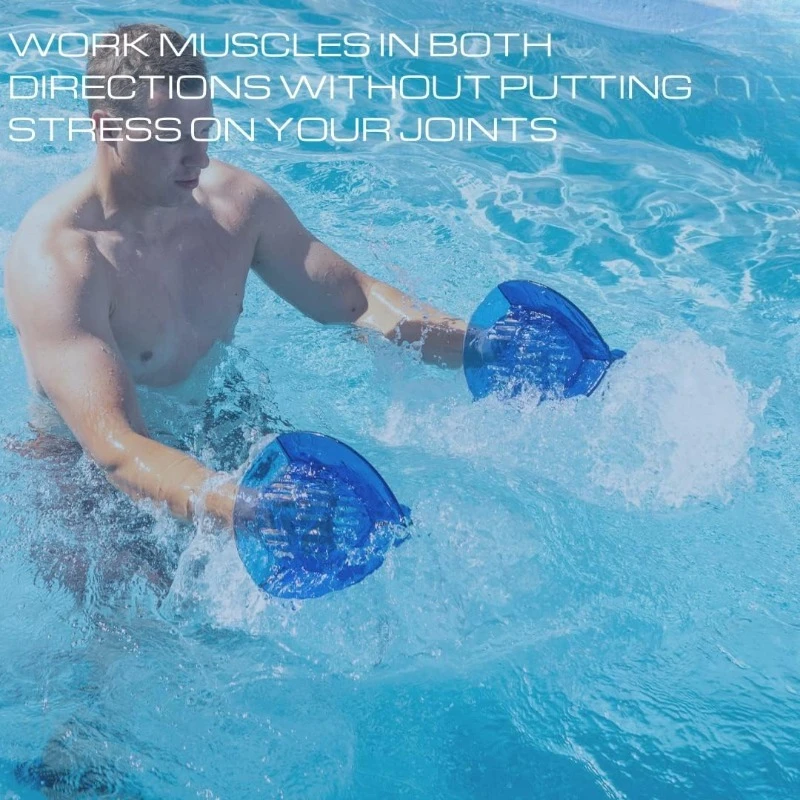 مجموع أوزان حمام السباحة للجسم لحزمة التمارين المائية، وأجراس الجزء العلوي من البولي كربونات وزعانف الجزء السفلي المبطنة، والعلاج المائي،