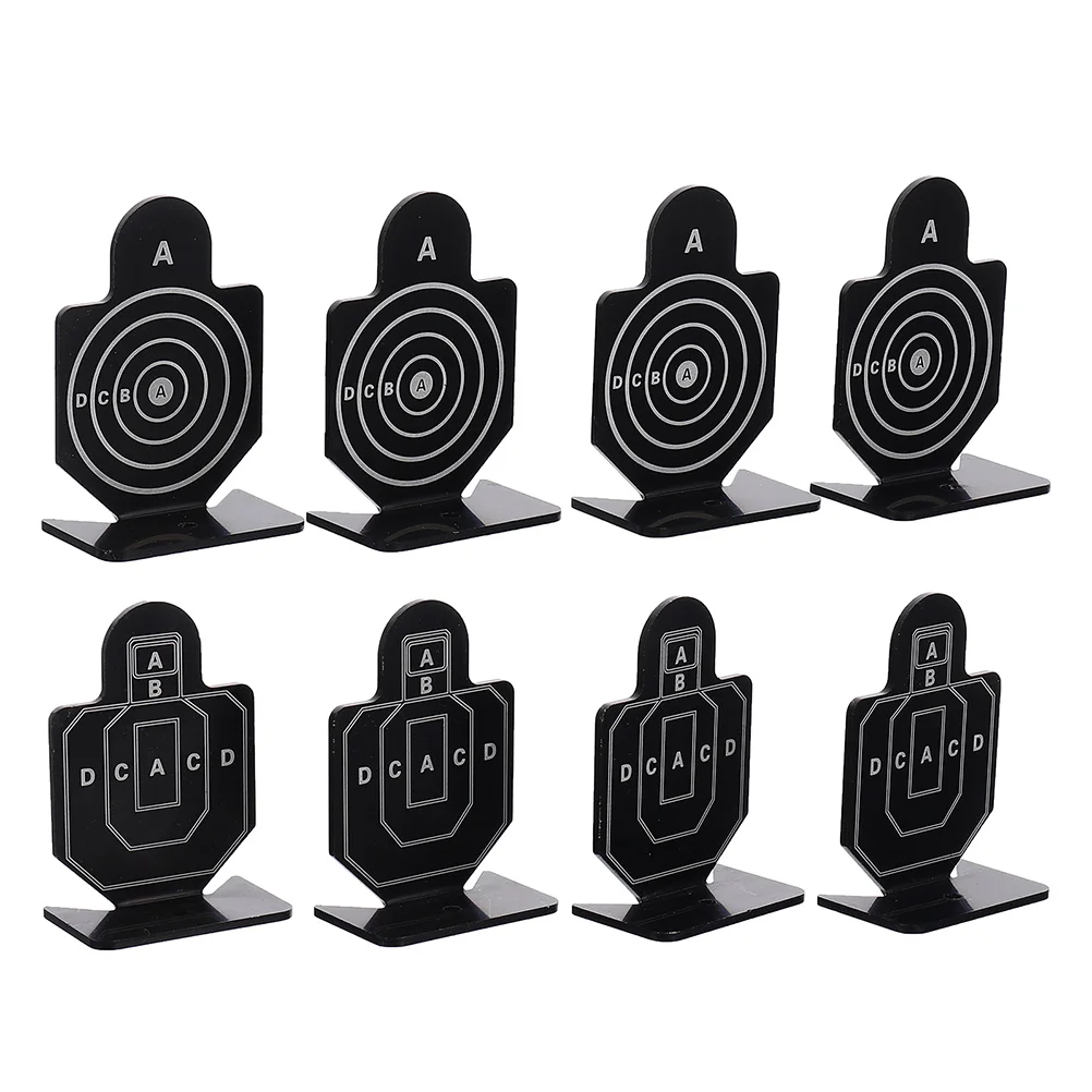2 Boxes Train Shooting Training Target Range Targets Aluminum Alloy Paper Indoor Entertainment