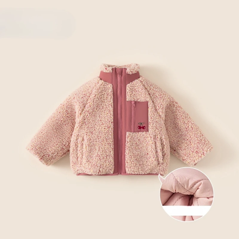 Children Cotton Clothing Winter Clothes Warm Long Sleeved Plush Jacket Boy Winter Jackets Girls Coat Children Clothing Ropa Niña