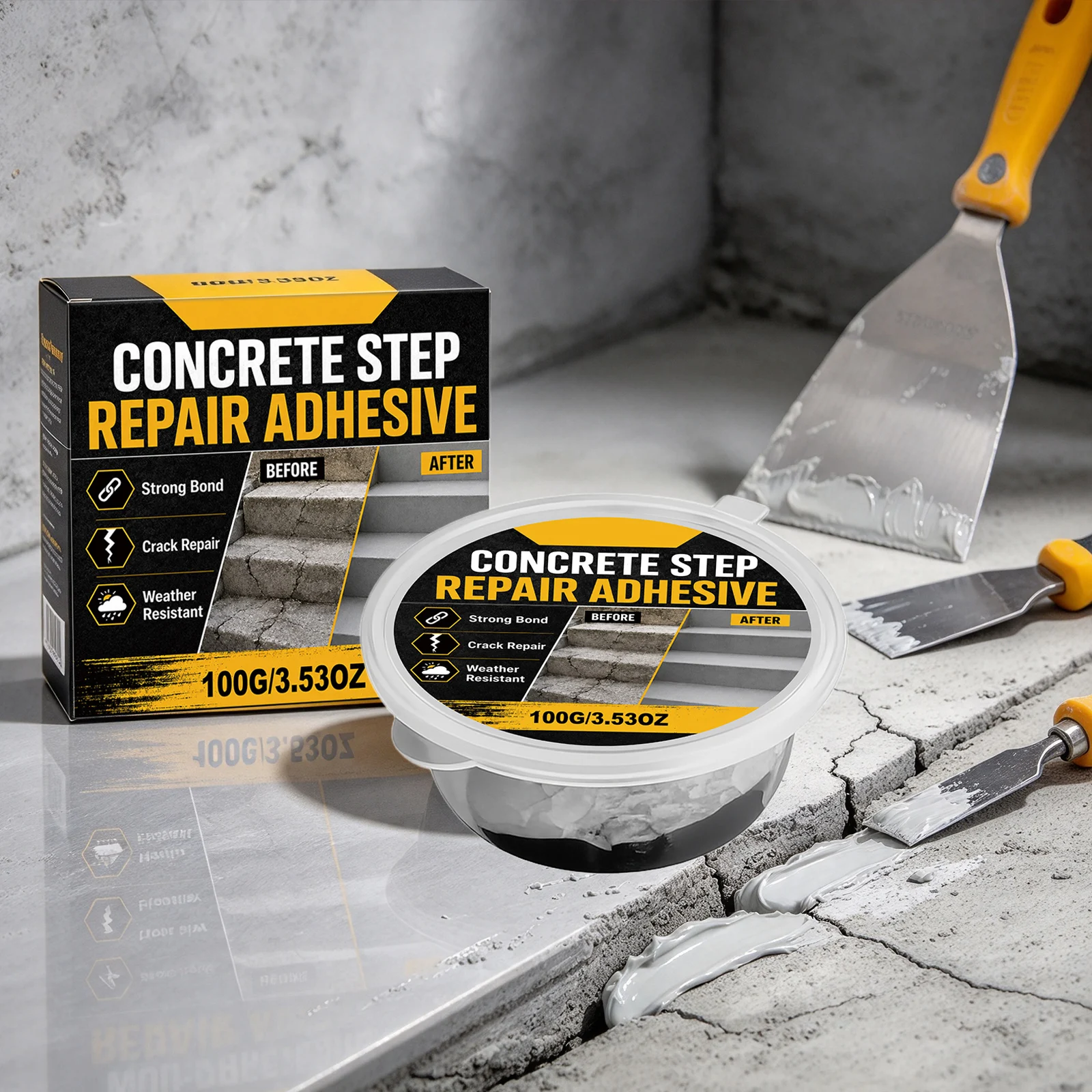 Multipurpose Anti-Leak Liquid Coating Filling Crack Waterproof Strong Bond Concrete Cracks Filler Concrete Step Repair Adhesive
