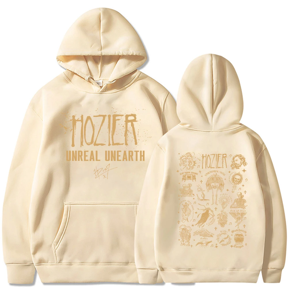 Hozier Unreal Unearth Tour Hoodie Women Man Pullover Vintage Unreal Unearth Unisex Sweatshirt Hoodie