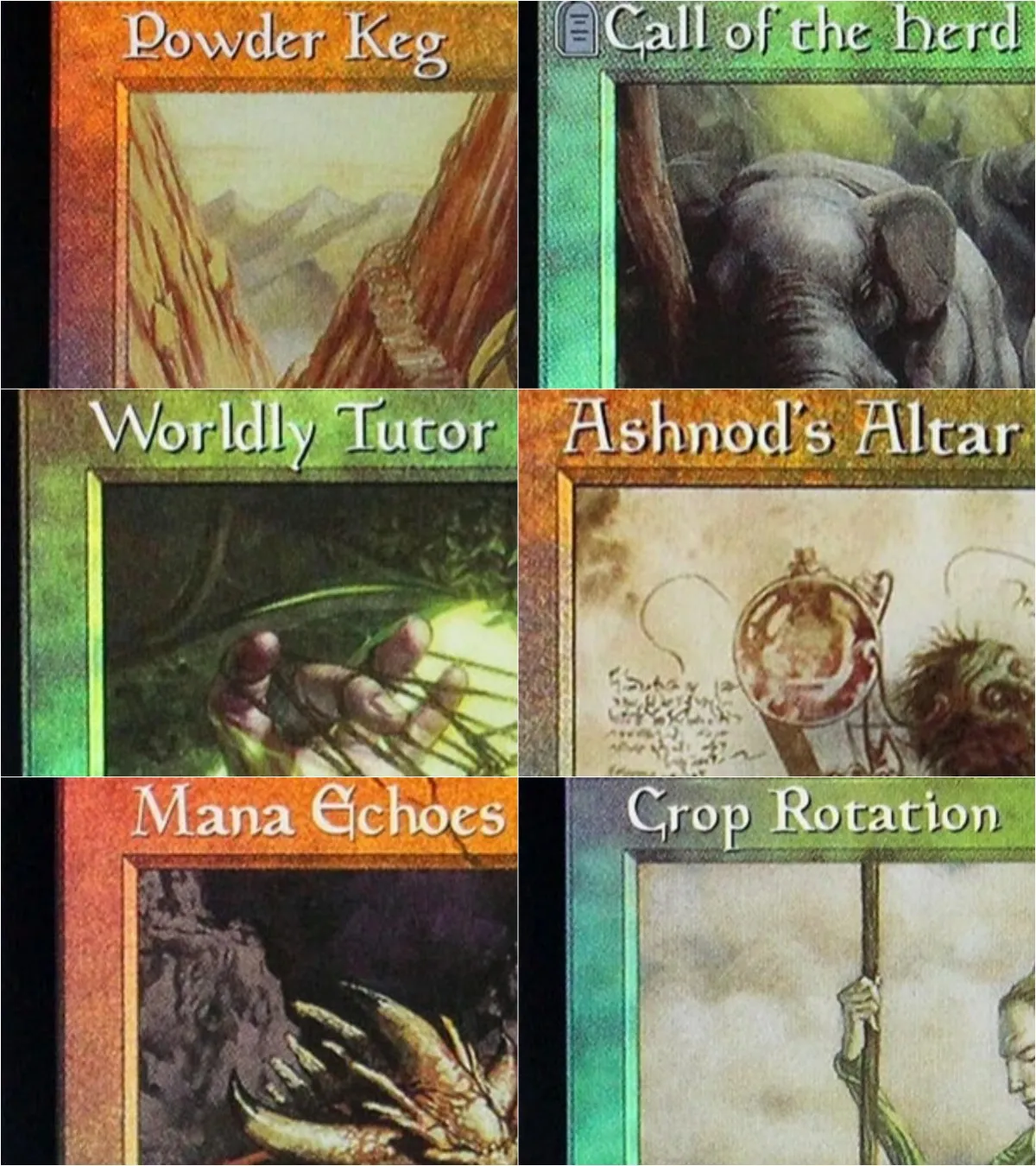 Foil [Exalted Angel/Goblin Welder/Mana Echoes] TCG-Karten M Proxy Schwarz Hochwertige Brettspiel-Sammelkarten